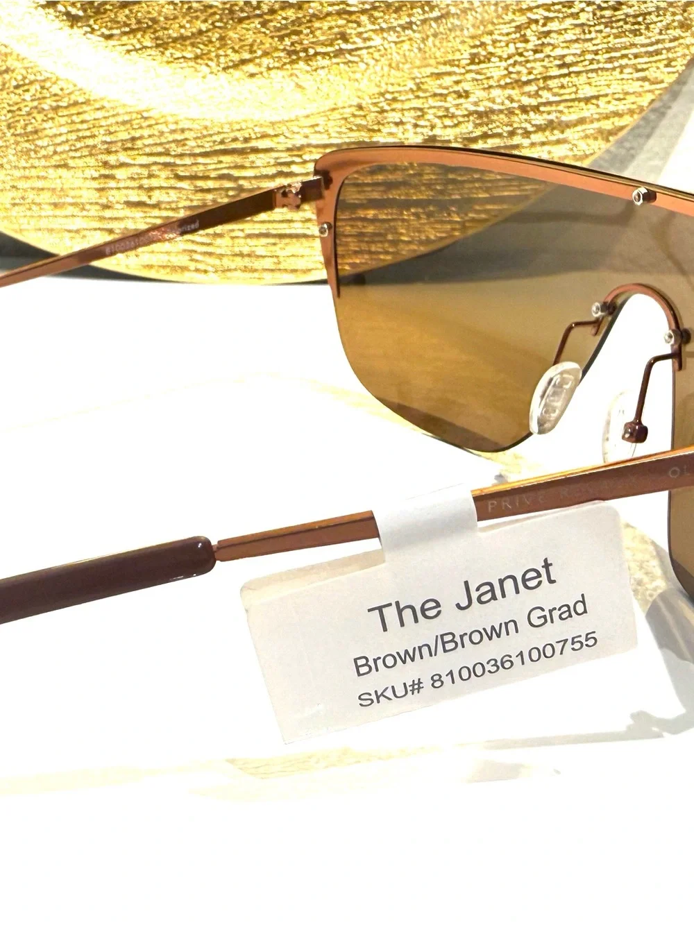 Prive Revaux “The Janet” Radiant Brown Sunglasses -